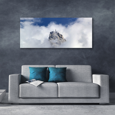 Quadro su tela Paesaggio di nuvole di montagna