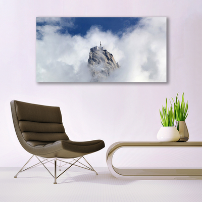 Quadro su tela Paesaggio di nuvole di montagna