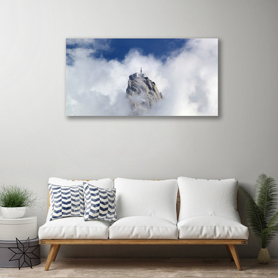 Quadro su tela Paesaggio di nuvole di montagna