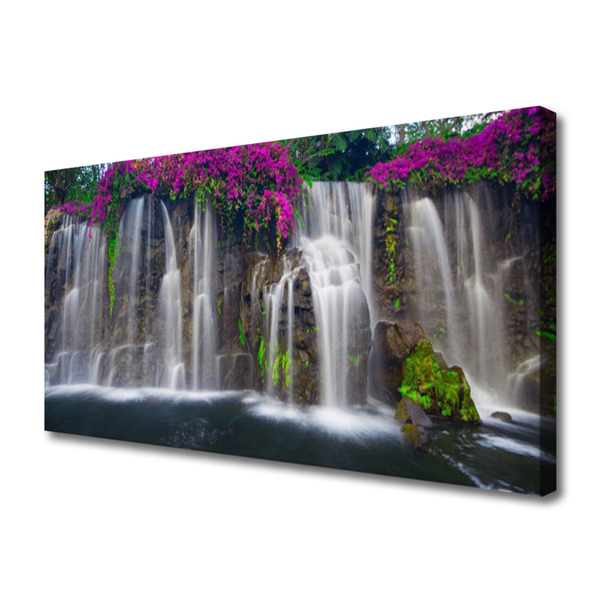 Quadro su tela Cascata della natura