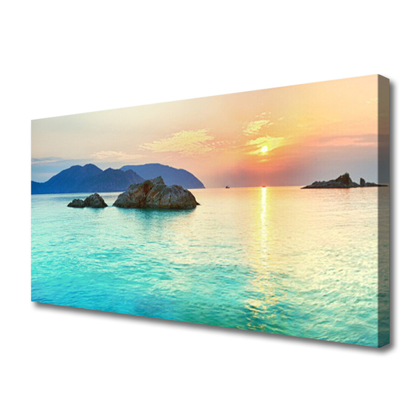 Quadro su tela Paesaggio marino