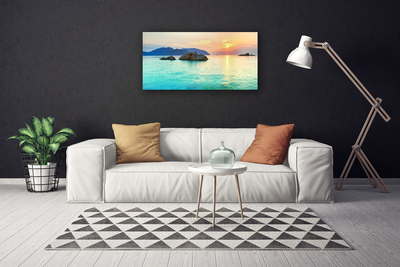 Quadro su tela Paesaggio marino