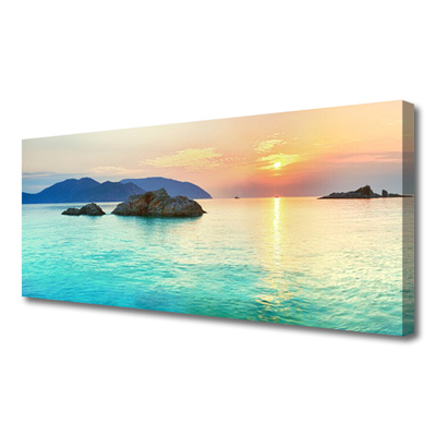 Quadro su tela Paesaggio marino