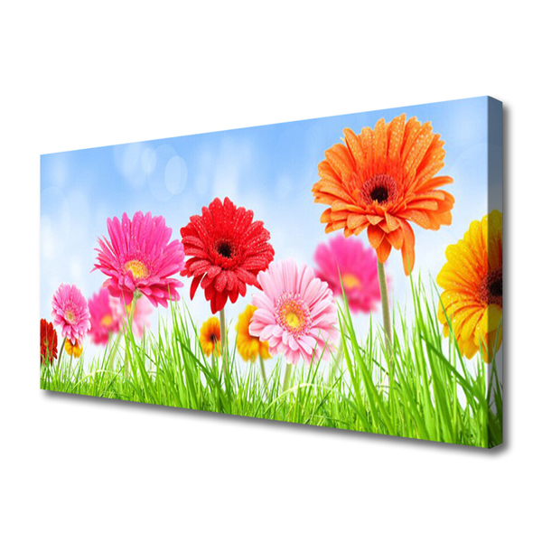 Quadro su tela I fiori dell'erba