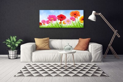 Quadro su tela I fiori dell'erba