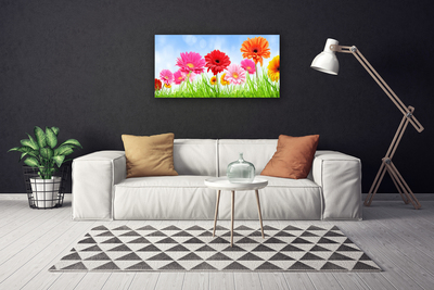 Quadro su tela I fiori dell'erba