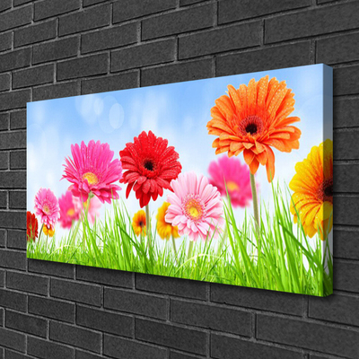 Quadro su tela I fiori dell'erba