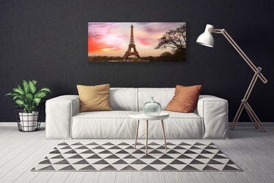 Quadro su tela Architettura della torre Eiffel