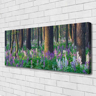 Quadro stampa su tela Foresta dell'albero della natura