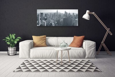 Foto quadro su tela Case di città