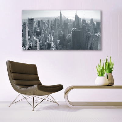 Foto quadro su tela Case di città