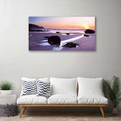 Quadro su tela Paesaggio da spiaggia