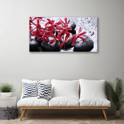 Foto quadro su tela Pietre di fiori Art