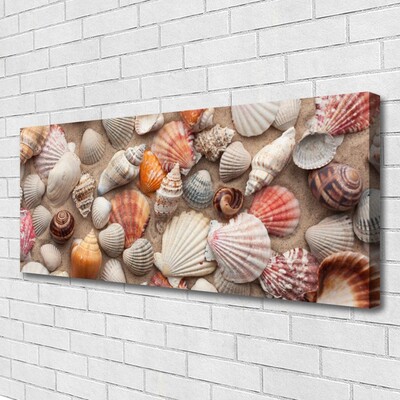 Quadro su tela Arte della sabbia dei crostacei