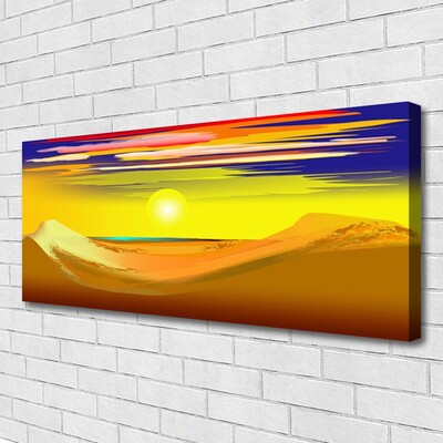 Quadro su tela Arte del sole del deserto