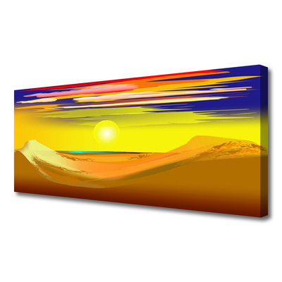 Quadro su tela Arte del sole del deserto