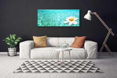 Quadro su tela Arte del fiore d'acqua