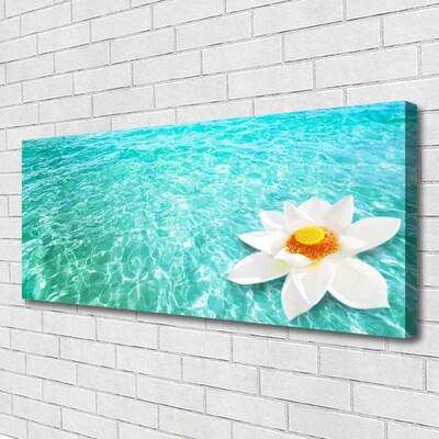 Quadro su tela Arte del fiore d'acqua