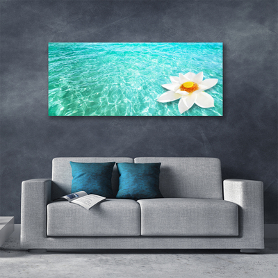 Quadro su tela Arte del fiore d'acqua