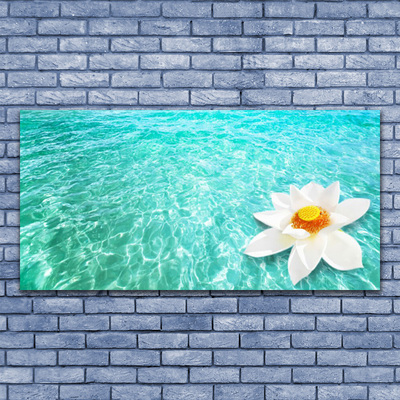 Quadro su tela Arte del fiore d'acqua