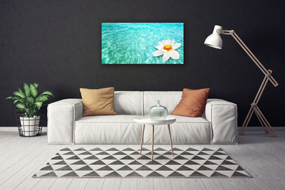 Quadro su tela Arte del fiore d'acqua