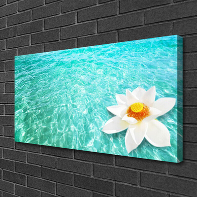 Quadro su tela Arte del fiore d'acqua