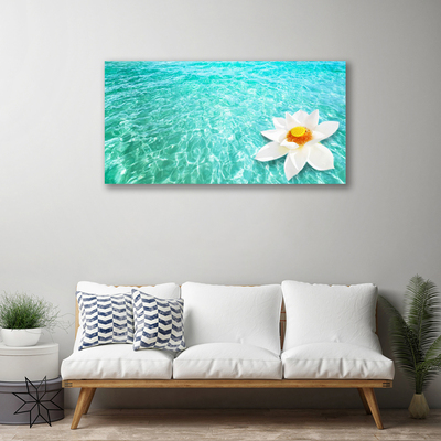 Quadro su tela Arte del fiore d'acqua