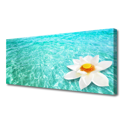 Quadro su tela Arte del fiore d'acqua