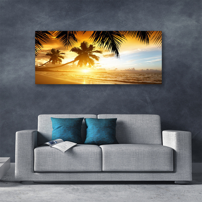 Quadro su tela Paesaggio del mare di Palm Beach