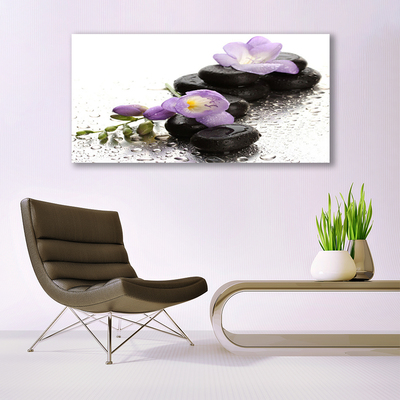 Quadro su tela Pietre di fiori Art