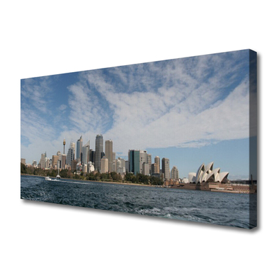 Quadro su tela Sea City Case Sydney