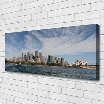 Quadro su tela Sea City Case Sydney