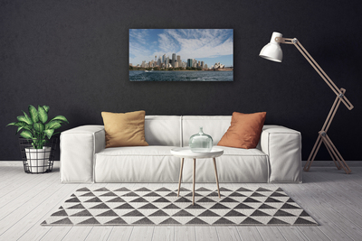 Quadro su tela Sea City Case Sydney