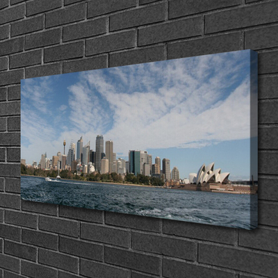 Quadro su tela Sea City Case Sydney