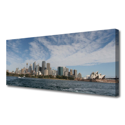 Quadro su tela Sea City Case Sydney