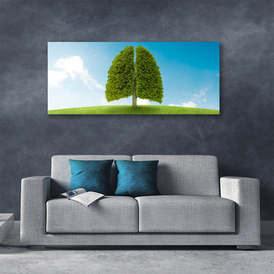 Quadro su tela Erba, albero, polmoni, natura