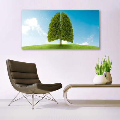 Quadro su tela Erba, albero, polmoni, natura