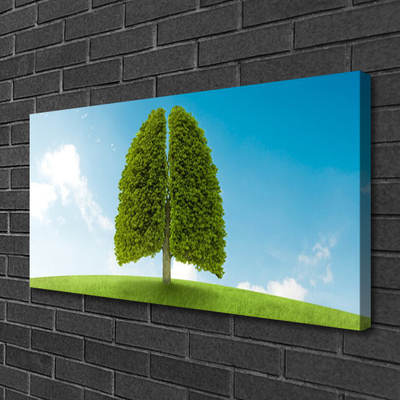 Quadro su tela Erba, albero, polmoni, natura