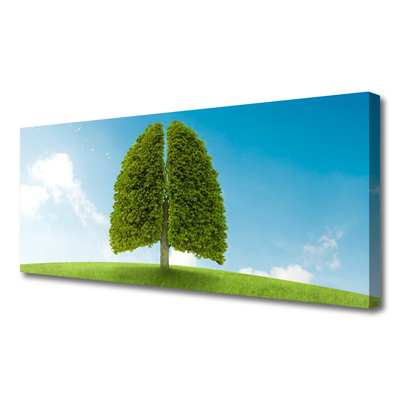 Quadro su tela Erba, albero, polmoni, natura