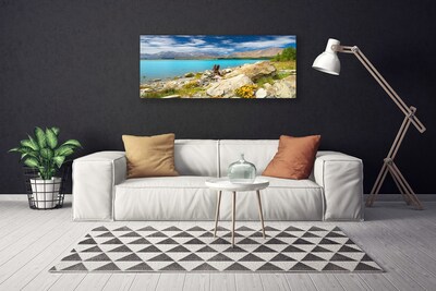 Foto quadro su tela Paesaggio di roccia marina