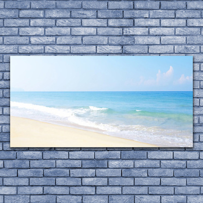 Quadro su tela Paesaggio del mare della spiaggia