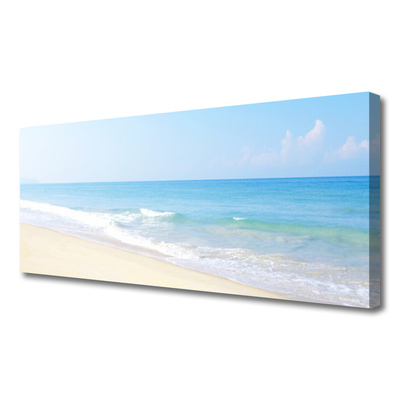 Quadro su tela Paesaggio del mare della spiaggia