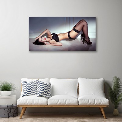 Foto quadro su tela Donna erotica sexy
