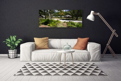 Foto quadro su tela Foglie di palma della natura