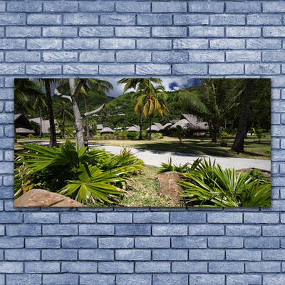 Foto quadro su tela Foglie di palma della natura