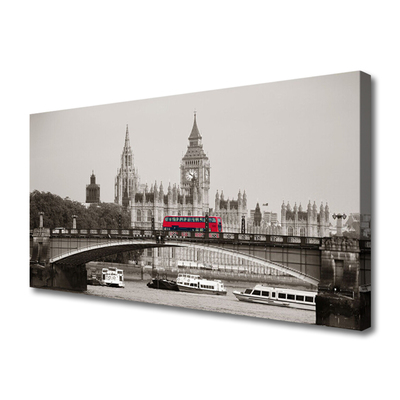 Quadro su tela Ponte del Big Ben di Londra