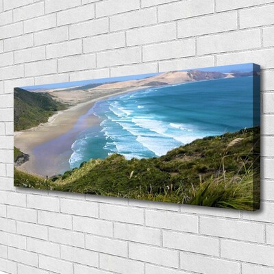 Quadro su tela Paesaggio del mare della spiaggia