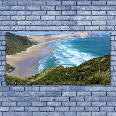 Quadro su tela Paesaggio del mare della spiaggia