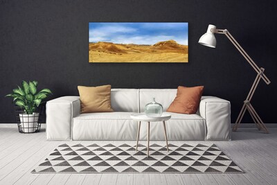 Quadro su tela Paesaggio delle colline del deserto