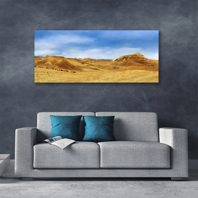 Quadro su tela Paesaggio delle colline del deserto